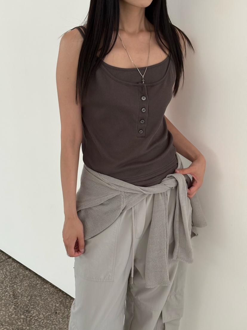 Verbena韓國直郵女裝新品熱賣推薦26夏季時尚人氣吊帶背心Verbena吊帶/背心