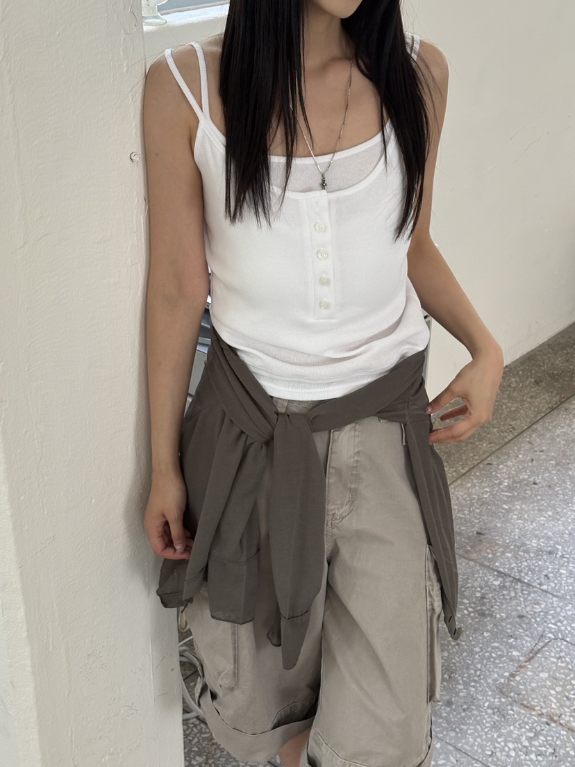 Verbena韓國直郵女裝新品熱賣推薦26夏季時尚人氣吊帶背心Verbena吊帶/背心