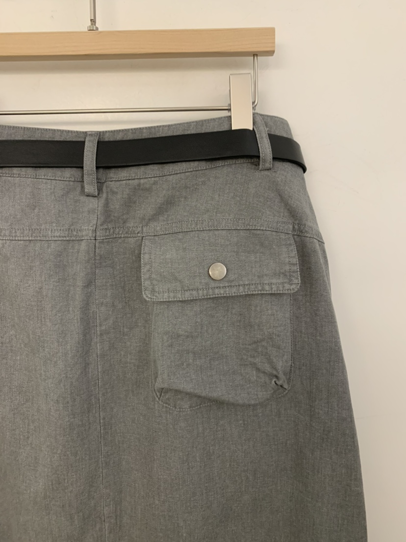 UNDER KEY韓國東大門直郵女裝新品26夏季熱賣長裙含腰帶UNDER KEY長裙