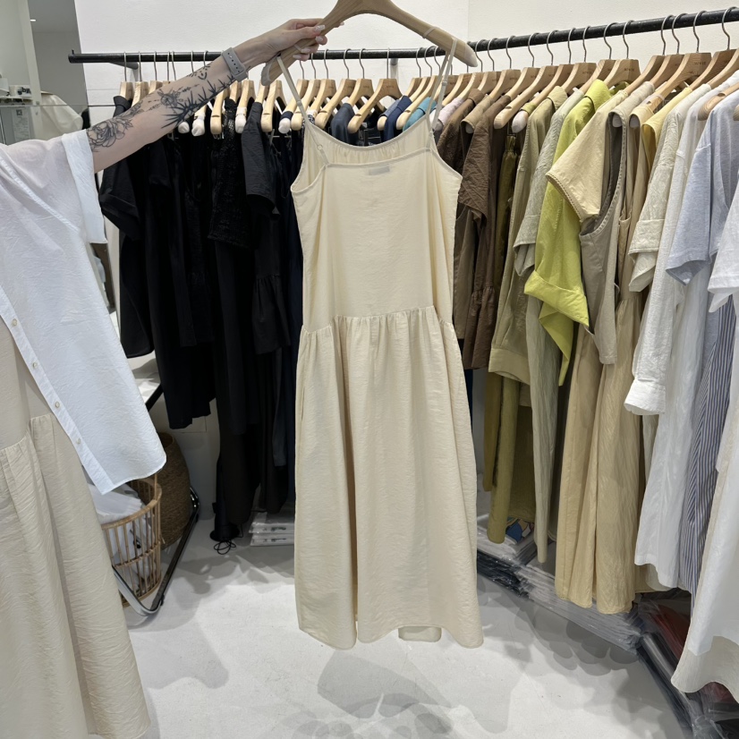 MOWER韓國直郵女裝新品時尚熱賣26夏季休閑人氣連衣裙柔軟MOWER連衣裙