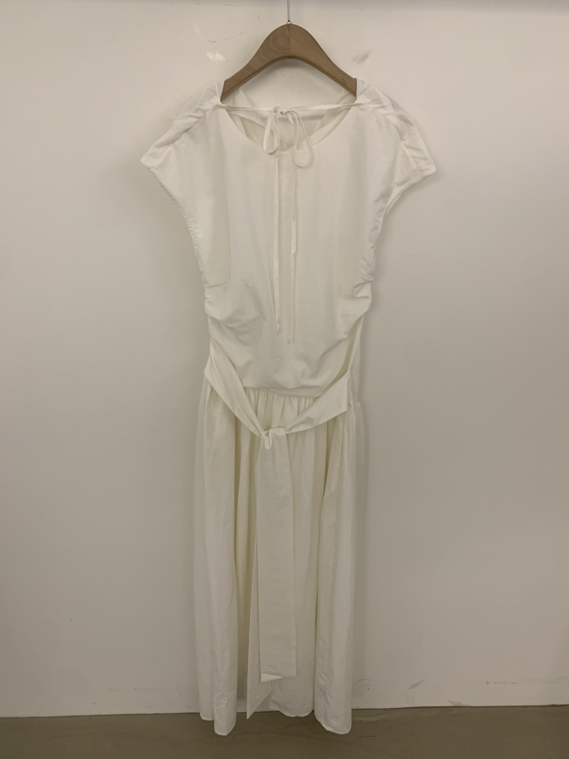 UNDER KEY韓國直郵女士新品26夏季時尚連衣裙亞麻布絲帶UNDER KEY連衣裙