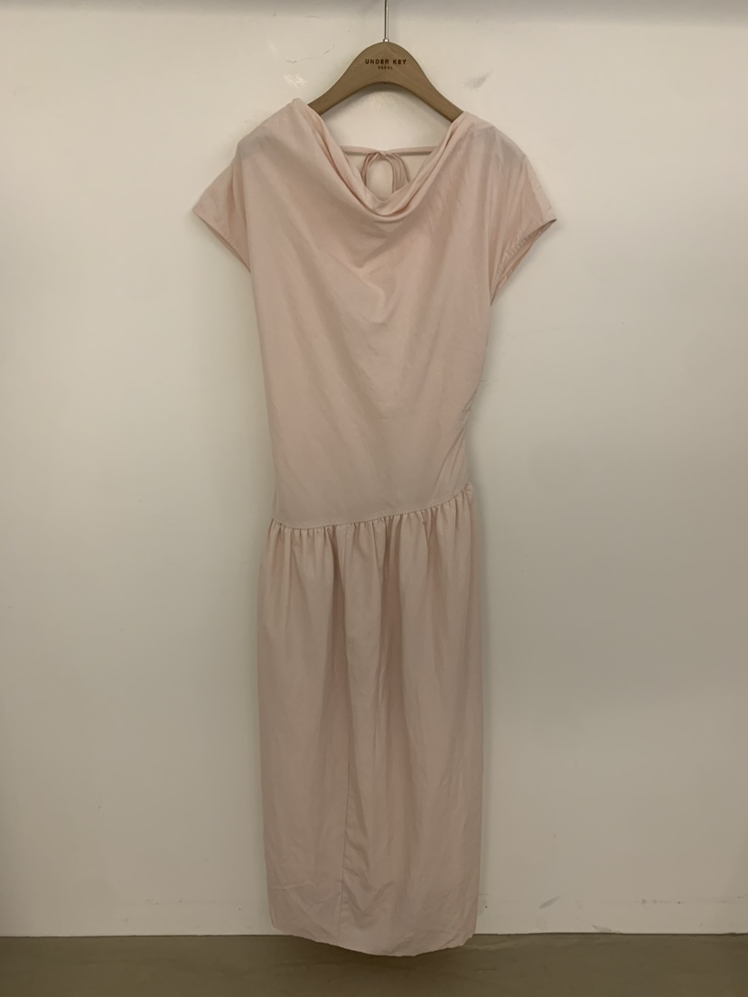 UNDER KEY韓國直郵女士新品26夏季時尚連衣裙亞麻布絲帶UNDER KEY連衣裙圖色3