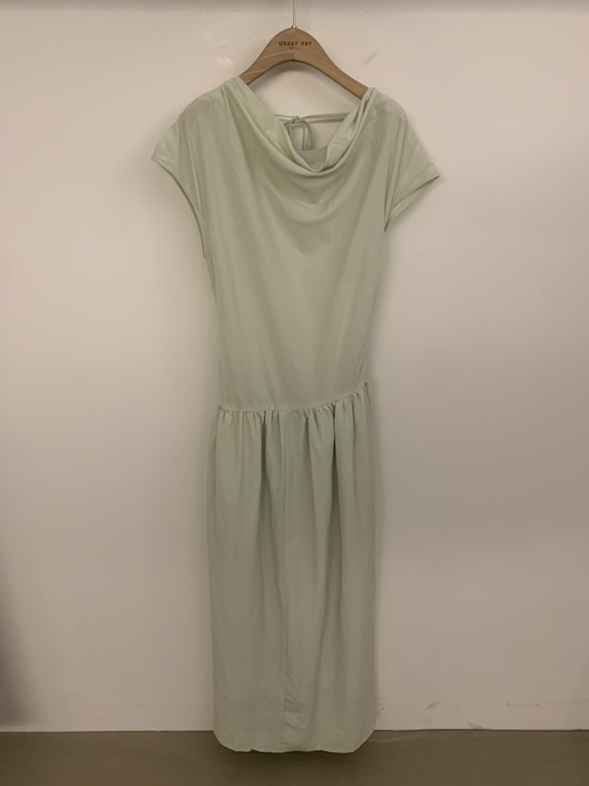 UNDER KEY韓國直郵女士新品26夏季時尚連衣裙亞麻布絲帶UNDER KEY連衣裙圖色4