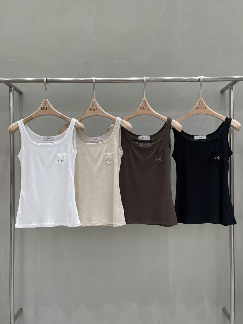 THE MUI韓國直郵女裝新品26夏季休閑時尚推薦吊帶背心無袖THE MUI吊帶/背心