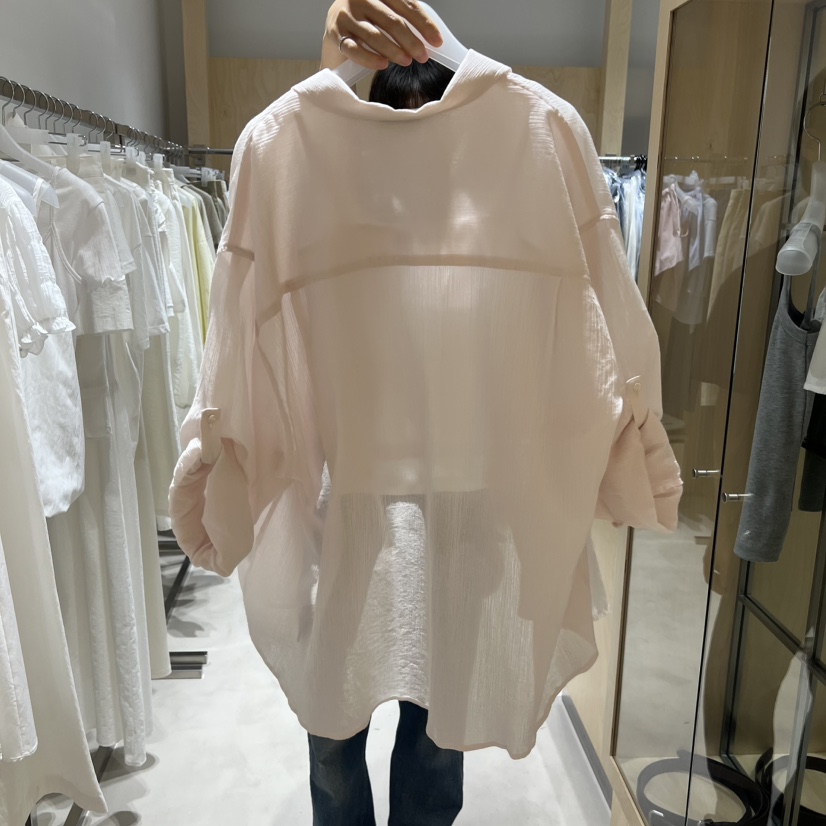 DEUO韓國代購女士新款休閑時尚26夏季襯衫蕾絲衫不含內搭DEUO襯衫/蕾絲衫