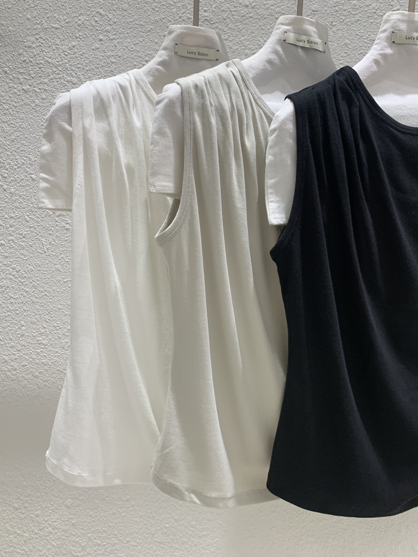 LUCY SALON韓國直郵實拍女裝新品時尚休閑推薦吊帶背心無袖LUCY SALON吊帶/背心