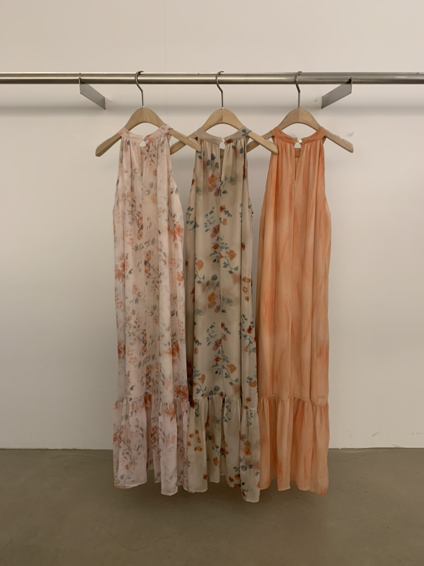 UNDER KEY韓國直郵實拍女士新品熱賣時尚26夏季連衣裙復古UNDER KEY連衣裙