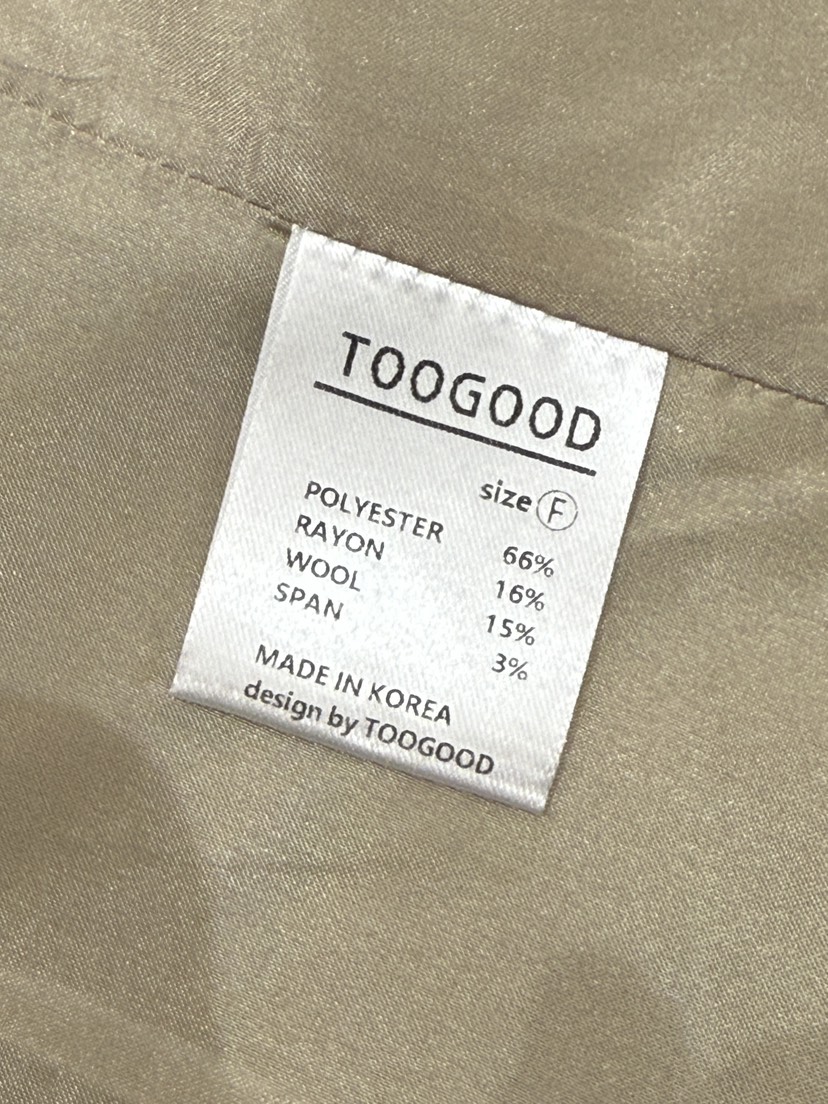 TOOGOOD韓國代購女士新款熱賣推薦時尚半身裙中短裙褶裥開衩TOOGOOD半身裙/中短裙