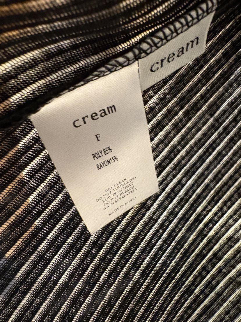 CREAM-P東大門實拍韓國女裝新款熱賣休閑推薦時尚T恤透明CREAM-PT恤
