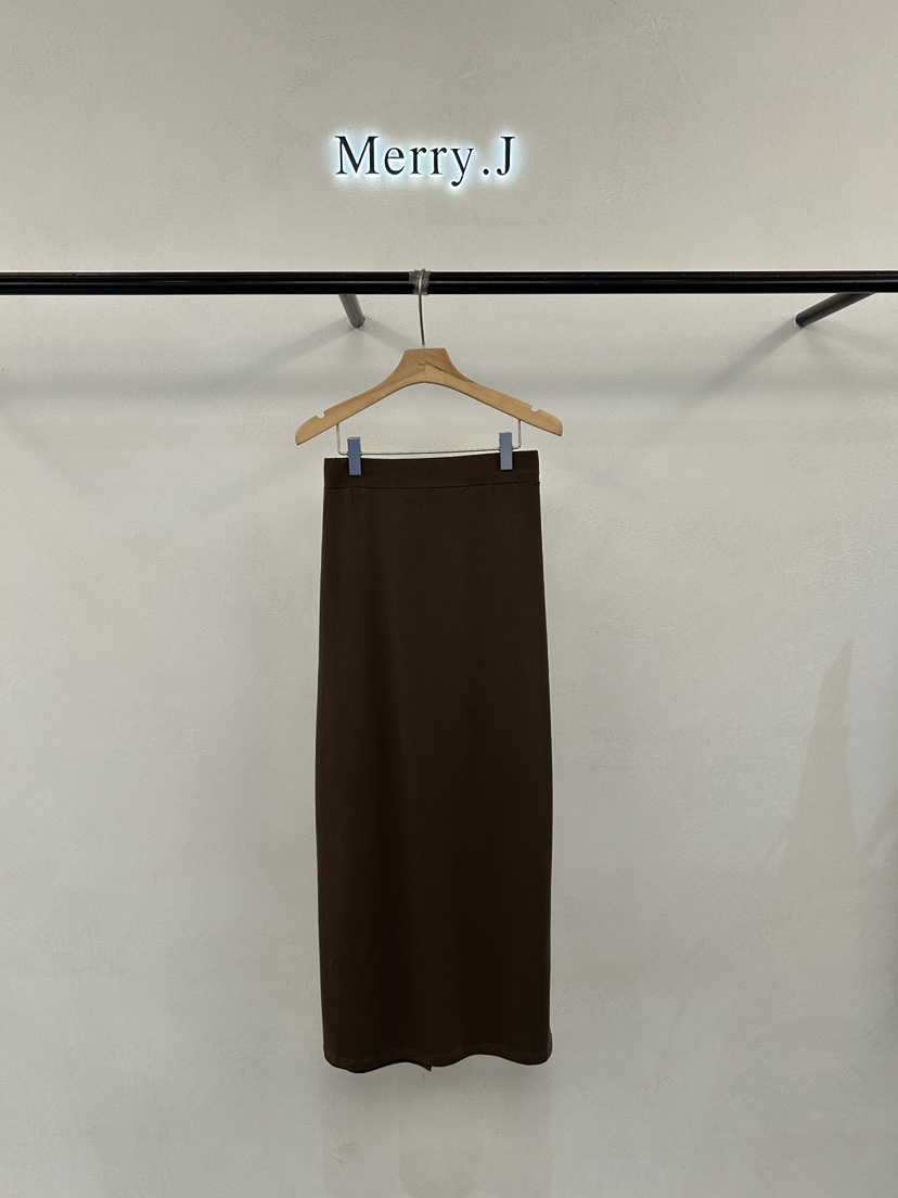 MERRY-J韓國直郵女士新款時尚休閑人氣26夏季熱賣推薦長裙MERRY-J長裙圖色2棕色