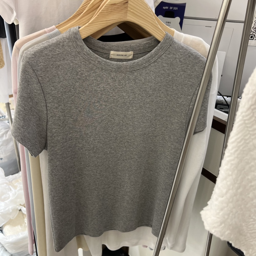 HOUSE OF/DE MERRY韓國東大門代購女士新品26夏季T恤棉質HOUSE OF/DE MERRYT恤圖色4