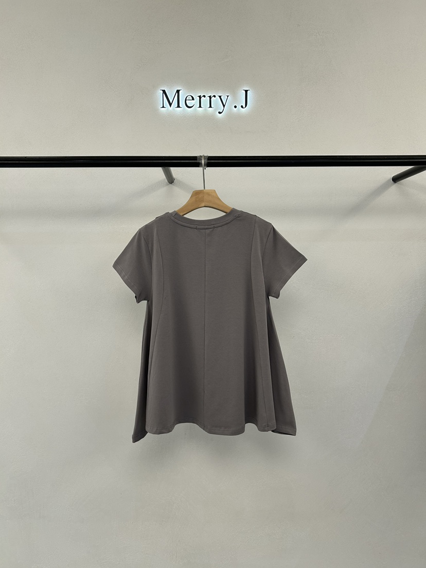 MERRY-J韓國直郵女士新款推薦休閑熱賣時尚26夏季T恤鏤空MERRY-JT恤