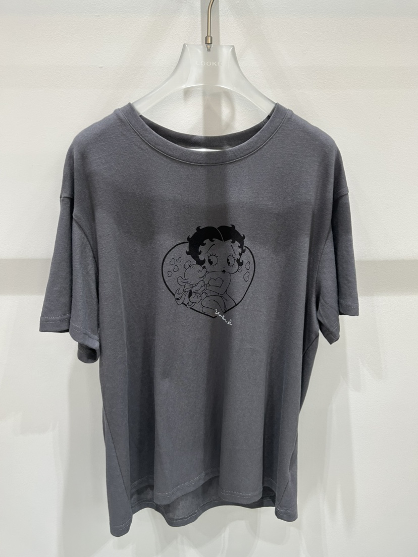 LOOKK/MIMME東大門實拍韓國女士新品休閑26夏季時尚推薦T恤LOOKK/MIMMET恤圖色2