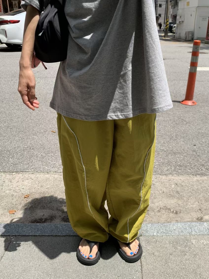 INBIBLE韓國直郵實拍女士新品26夏季人氣時尚熱賣休閑休閑褲INBIBLE休閑褲