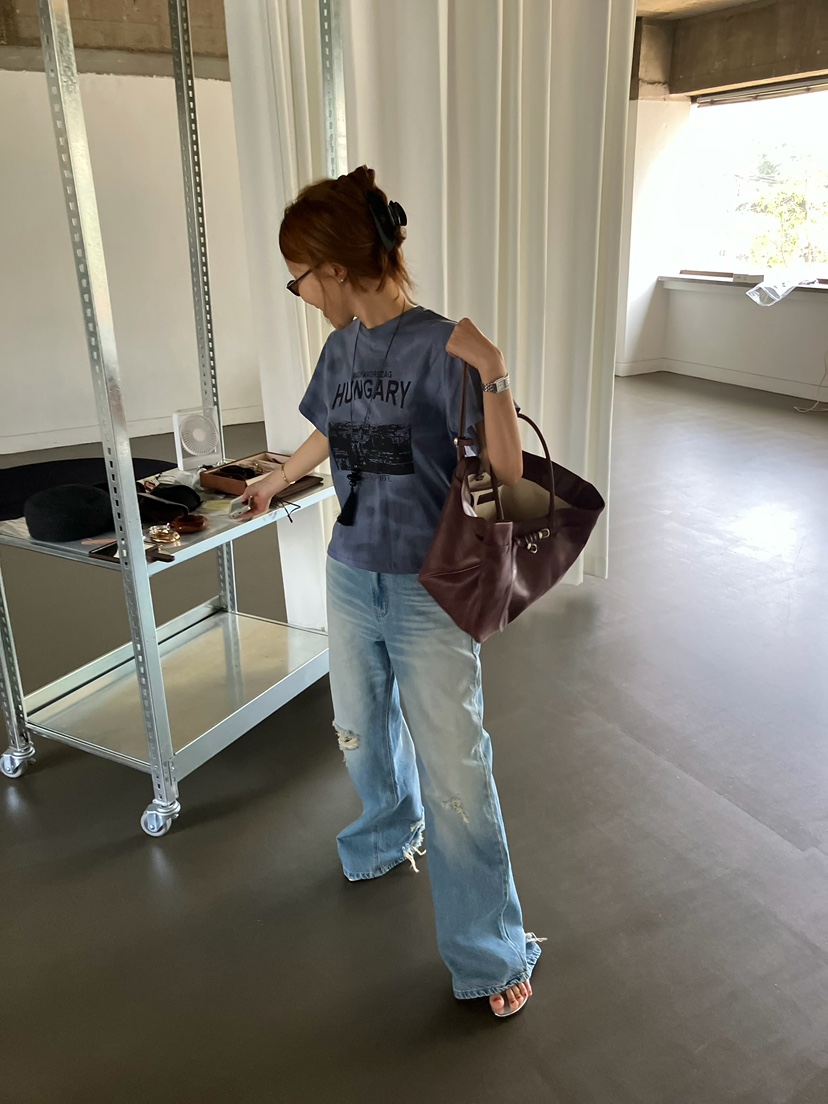 MADE-P韓國直郵實拍女士新品時尚熱賣休閑人氣26夏季T恤MADE-PT恤