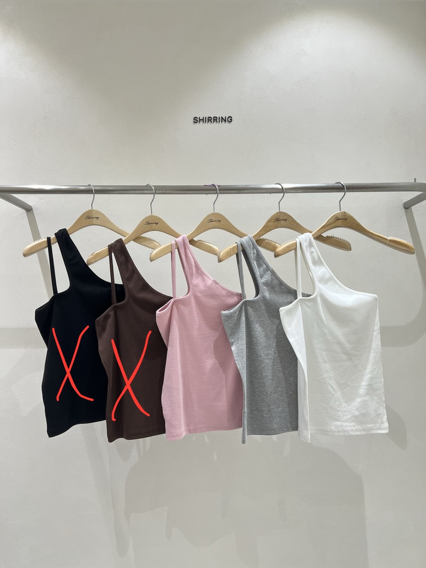 SHIRRING韓國東大門代購女士新品26夏季吊帶背心打折無袖SHIRRING吊帶/背心