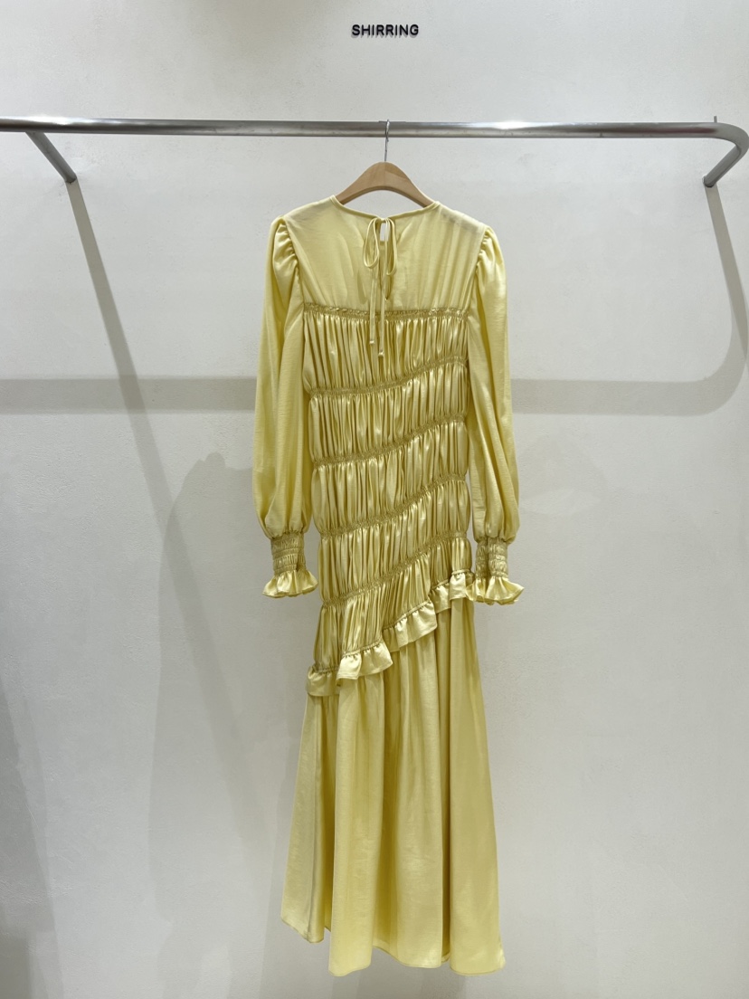 SHIRRING韓國直郵女士新品休閑人氣時尚推薦26夏季連衣裙打折SHIRRING連衣裙