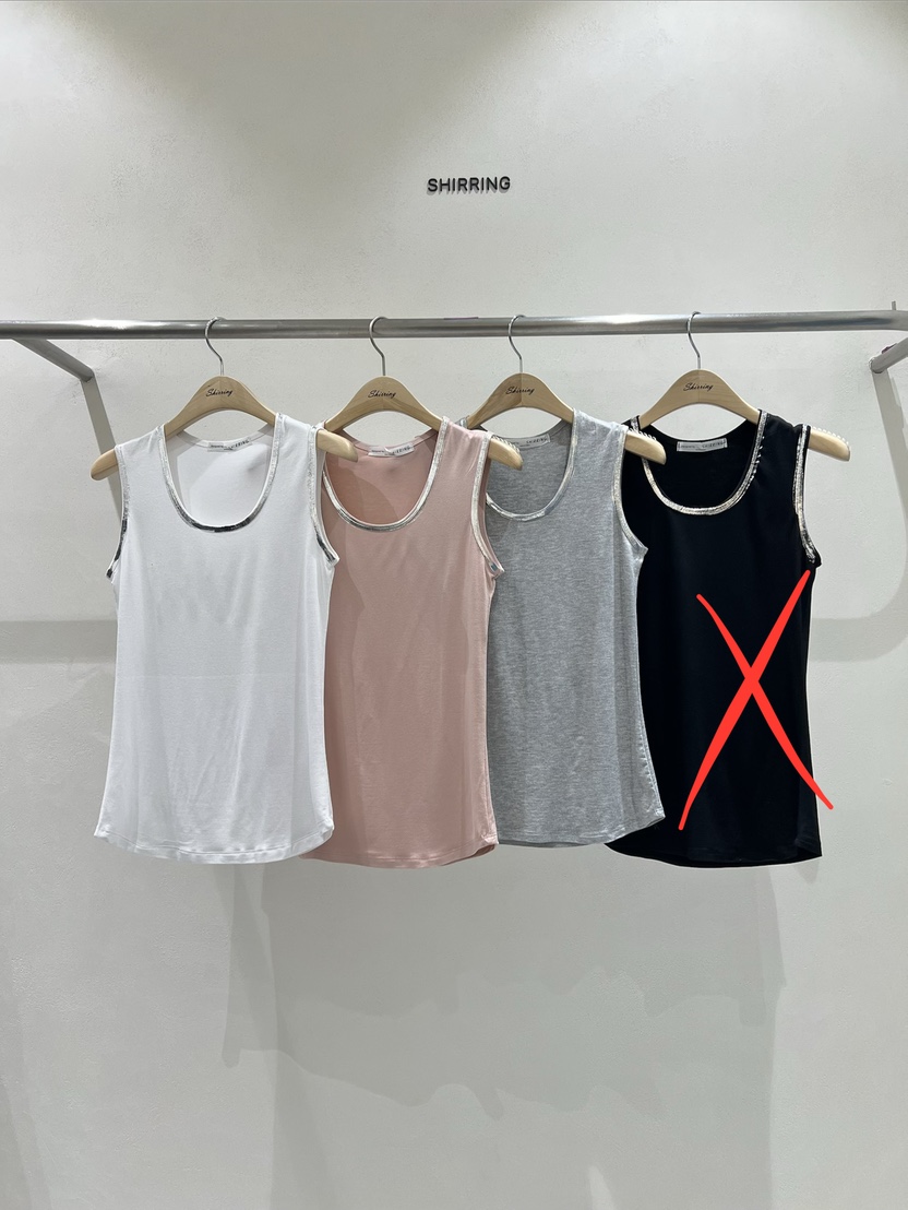 SHIRRING韓國直郵女裝新品休閑時尚熱賣吊帶背心打折無袖SHIRRING吊帶/背心