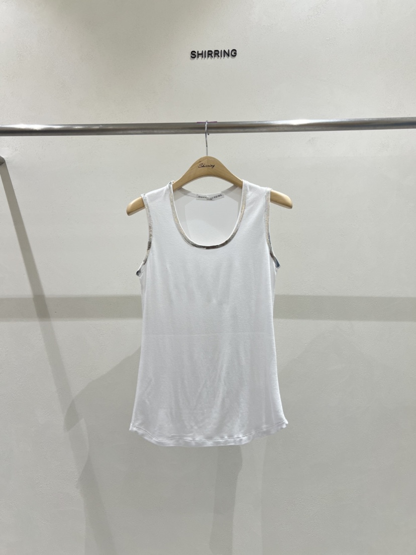 SHIRRING韓國直郵女裝新品休閑時尚熱賣吊帶背心打折無袖SHIRRING吊帶/背心圖色1