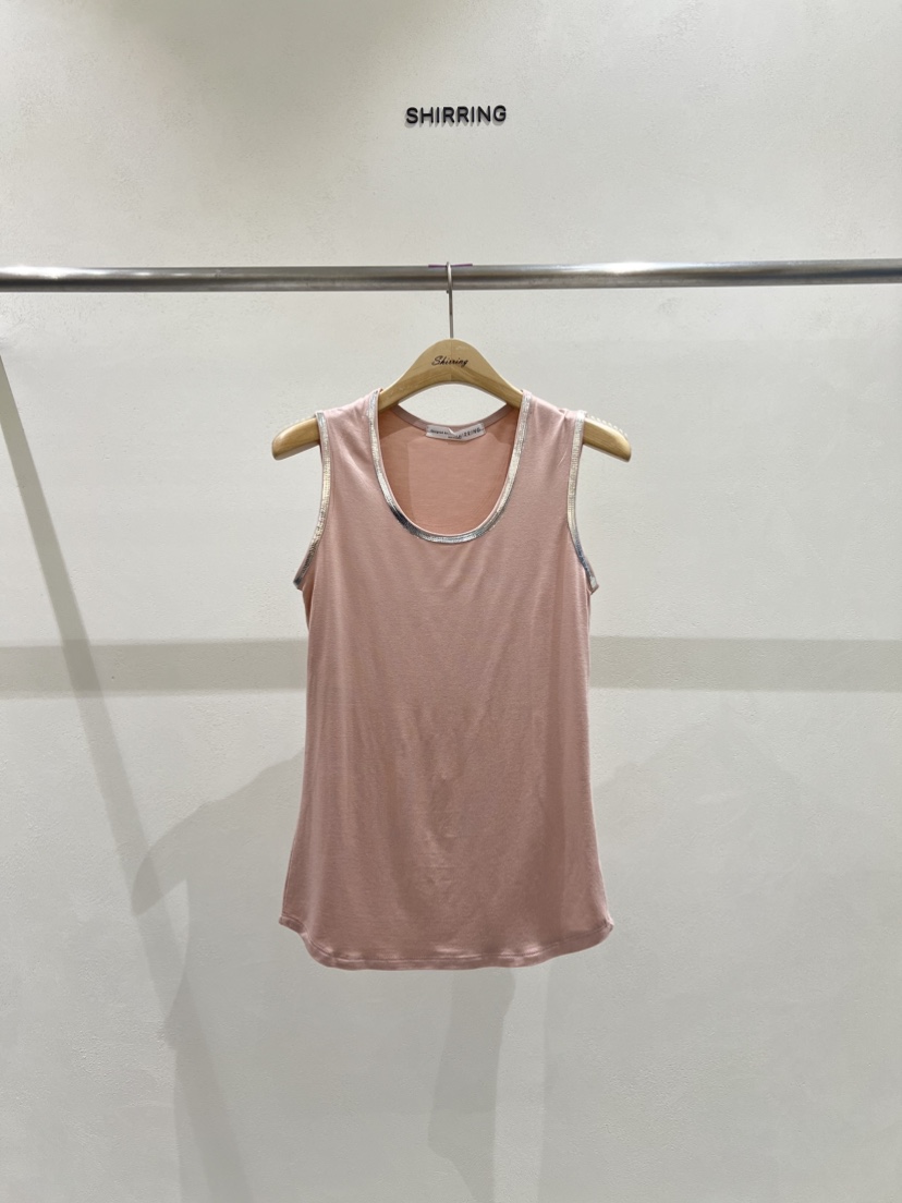 SHIRRING韓國直郵女裝新品休閑時尚熱賣吊帶背心打折無袖SHIRRING吊帶/背心圖色2