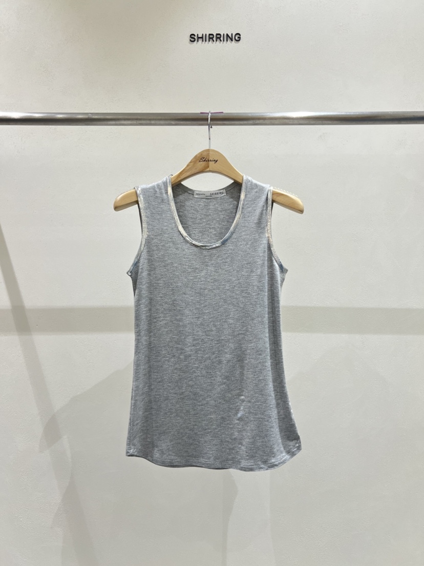 SHIRRING韓國直郵女裝新品休閑時尚熱賣吊帶背心打折無袖SHIRRING吊帶/背心圖色3