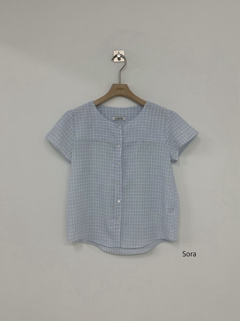JUEDE韓國東大門直郵女裝新品襯衫蕾絲衫JUEDE襯衫/蕾絲衫圖色1