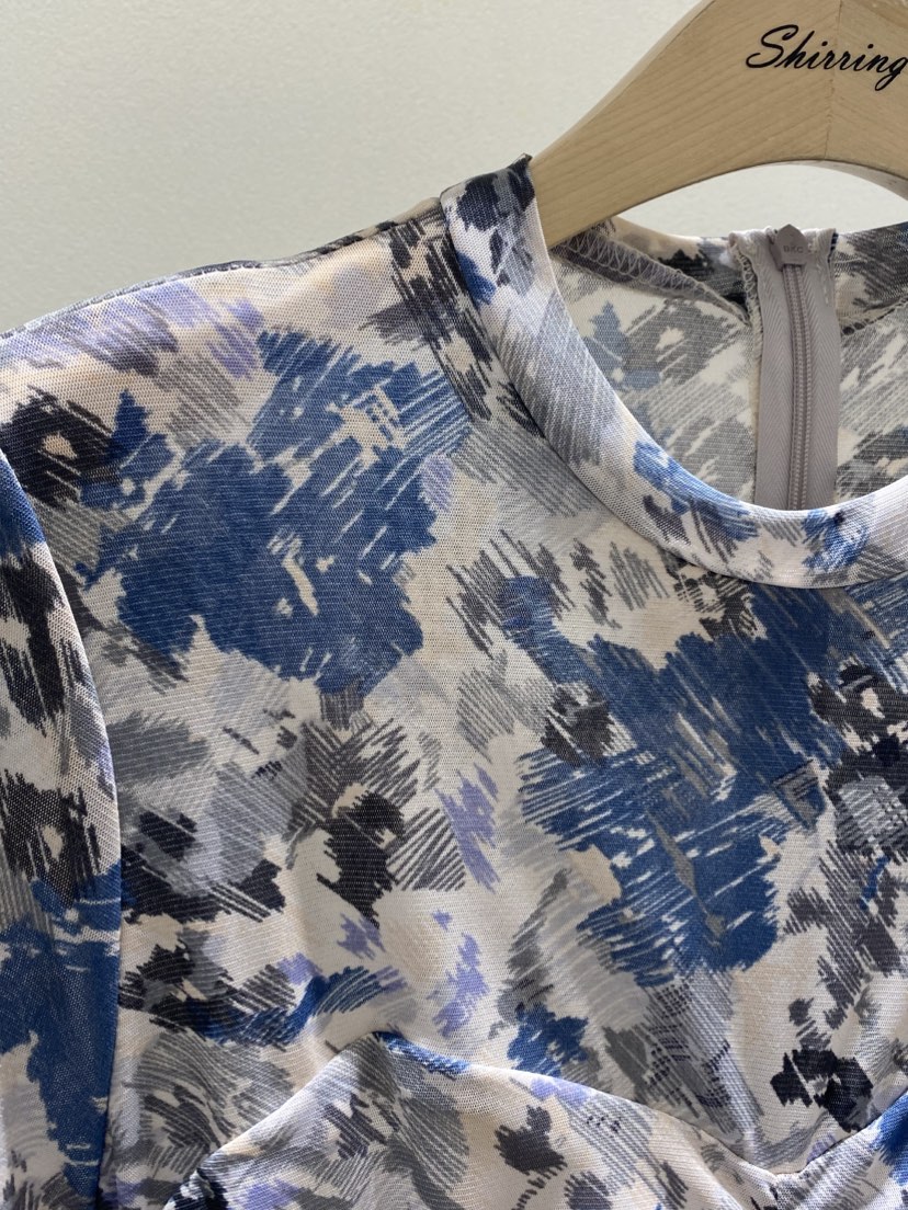SHIRRING韓國代購女士新品人氣熱賣時尚休閑連衣裙打折褶皺SHIRRING連衣裙