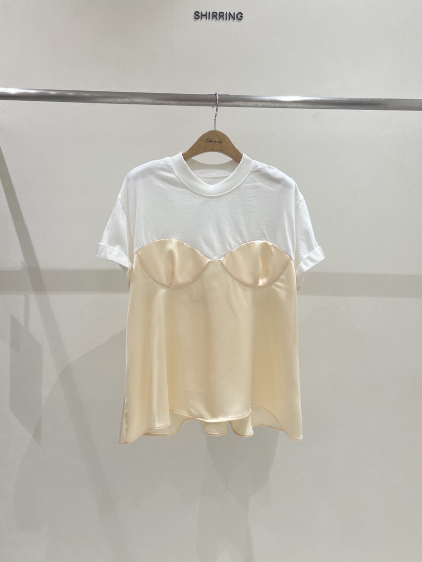 SHIRRING韓國東大門代購女裝新款推薦人氣時尚休閑T恤打折SHIRRINGT恤圖色1