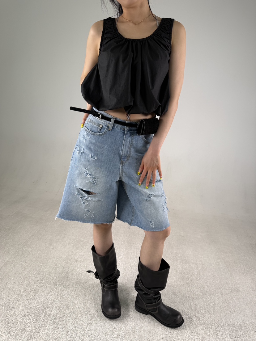 SHIRRING韓國直郵女士新品休閑推薦人氣熱賣26夏季時尚短褲SHIRRING短褲