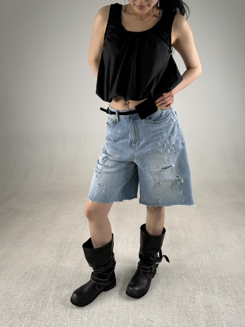 SHIRRING韓國直郵女士新品休閑推薦人氣熱賣26夏季時尚短褲SHIRRING短褲