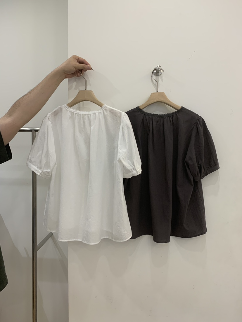 JUEDE韓國東大門直郵女裝新品休閑襯衫蕾絲衫JUEDE襯衫/蕾絲衫