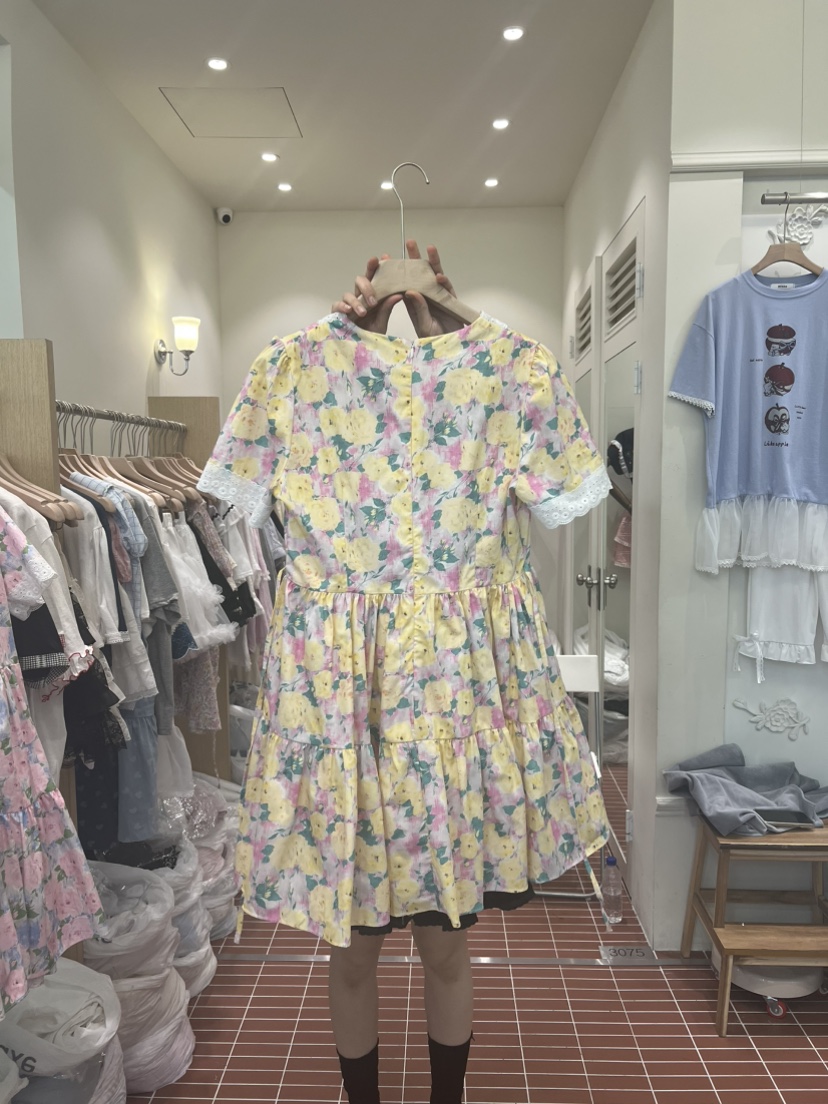 BE&amp;BE韓國直郵女士新款推薦熱賣26夏季休閑人氣連衣裙BE&be連衣裙