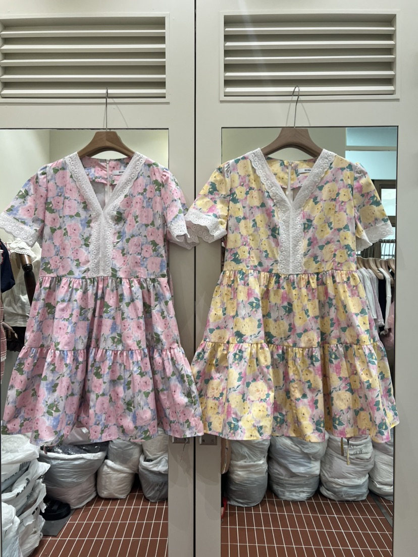 BE&amp;BE韓國直郵女士新款推薦熱賣26夏季休閑人氣連衣裙BE&be連衣裙