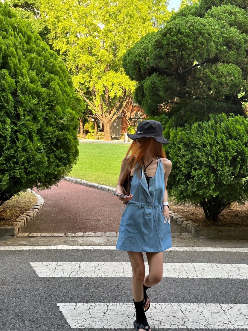 ZEROZERO韓國東大門代購女裝新款26夏季推薦休閑人氣連衣裙ZEROZERO連衣裙圖色1
