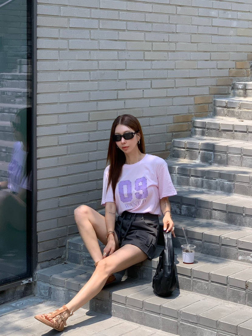 REVE CITE-L韓國直郵女士新款推薦26夏季休閑時尚人氣T恤REVE CITE-LT恤
