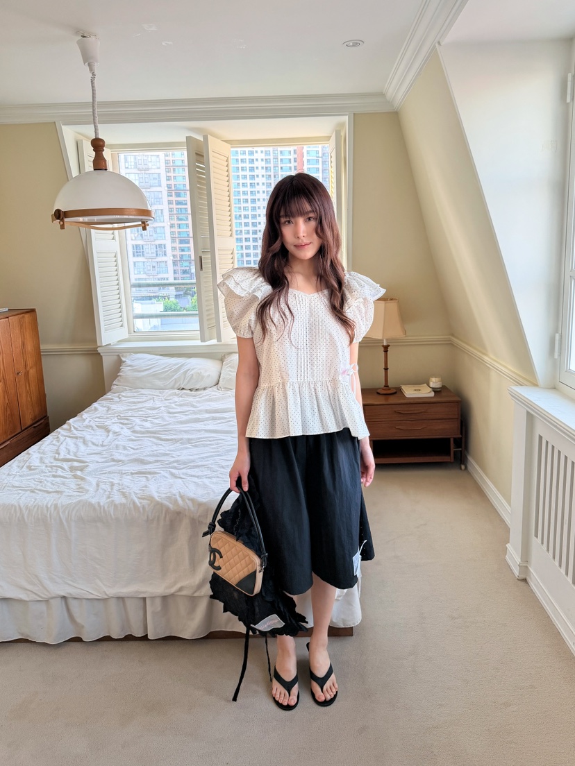 BOUTIQUE-L韓國代購女裝新款時尚休閑熱賣26夏季襯衫蕾絲衫BOUTIQUE-L襯衫/蕾絲衫圖色3