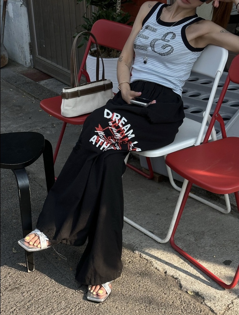 ZEROZERO韓國東大門直郵女士新品26夏季休閑褲闊腿褲復古亞麻ZEROZERO休閑褲