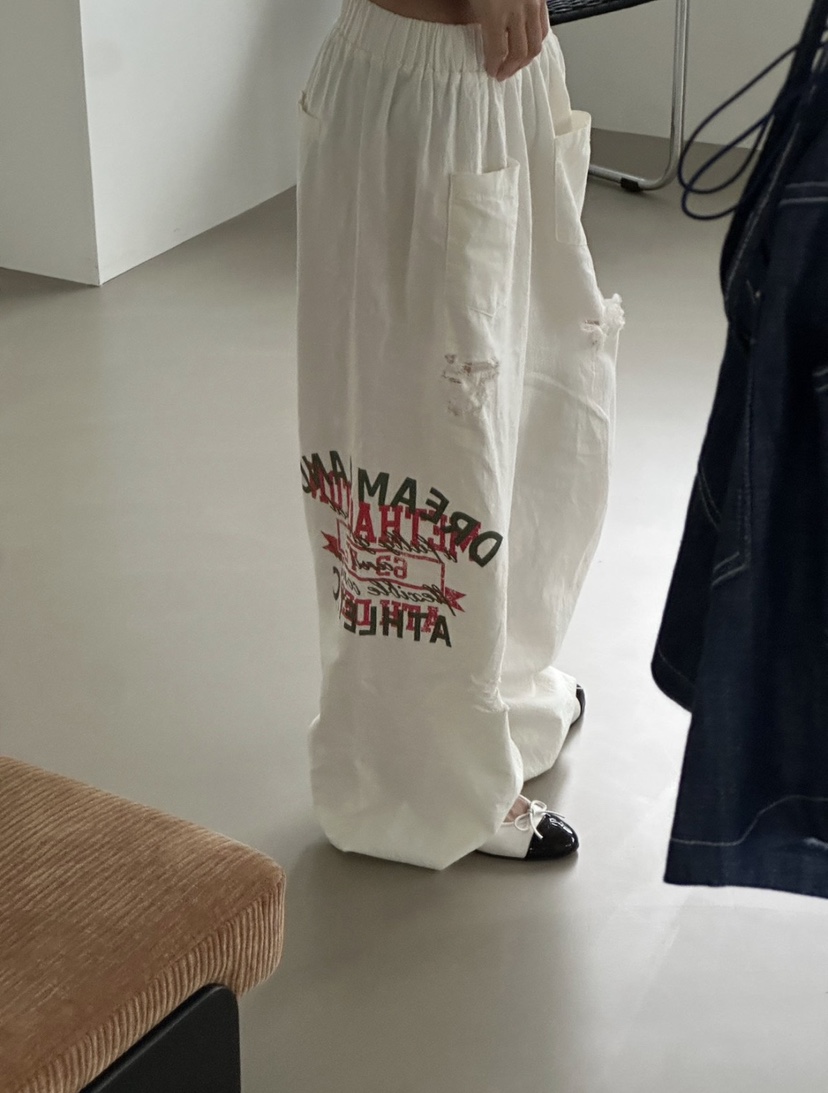 ZEROZERO韓國東大門直郵女士新品26夏季休閑褲闊腿褲復古亞麻ZEROZERO休閑褲圖色2
