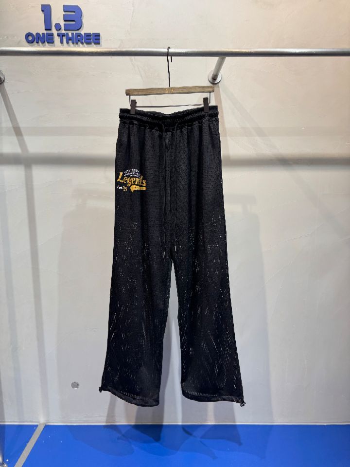 1.3東大門實拍韓國女士新品人氣時尚推薦休閑休閑褲網眼1.3_ONE THREE休閑褲圖色2