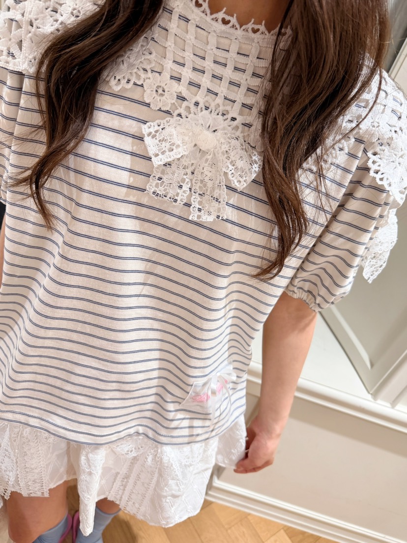 BOUTIQUE-L韓國直郵實拍女裝新款熱賣26夏季人氣休閑T恤BOUTIQUE-LT恤