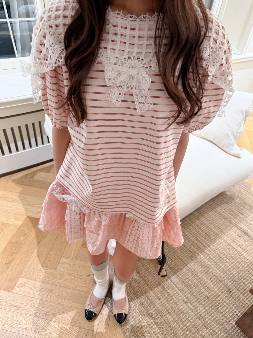 BOUTIQUE-L韓國直郵實拍女裝新款熱賣26夏季人氣休閑T恤BOUTIQUE-LT恤