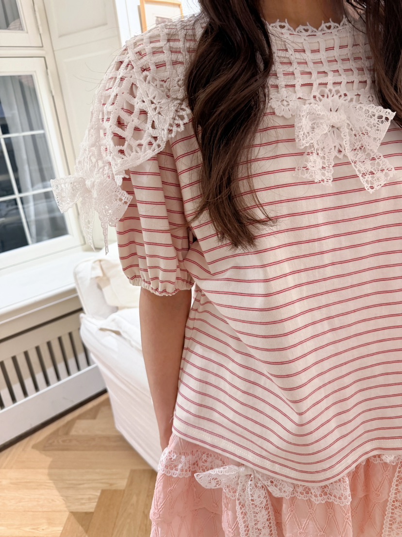 BOUTIQUE-L韓國直郵實拍女裝新款熱賣26夏季人氣休閑T恤BOUTIQUE-LT恤