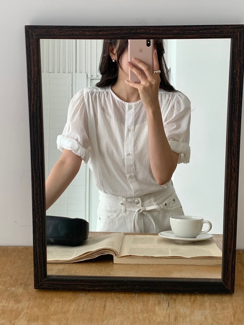 BLEECKER韓國東大門直郵女士新品熱賣26夏季時尚襯衫蕾絲衫BLEECKER襯衫/蕾絲衫