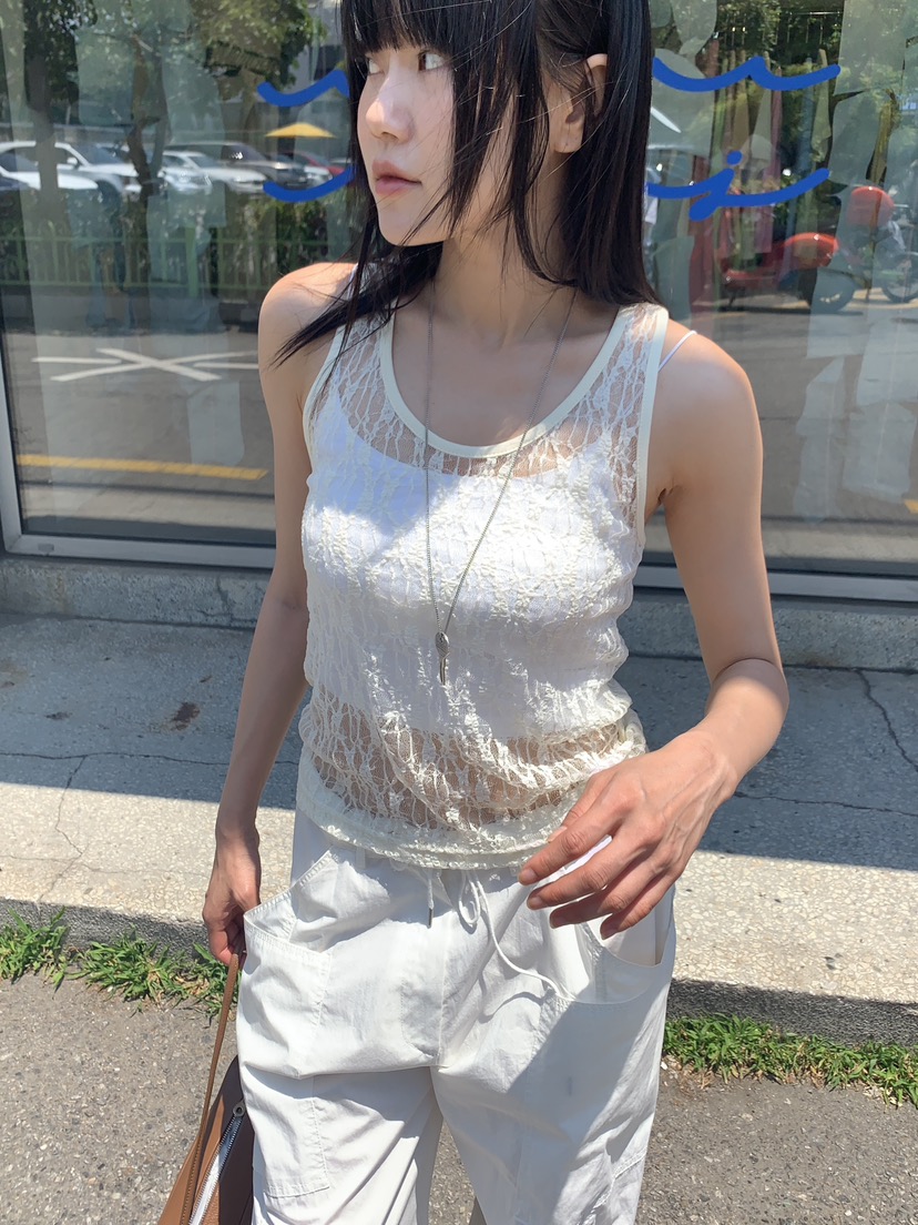 BAKING POWDER韓國直郵女士新品時尚26夏季休閑吊帶背心BAKING POWDER吊帶/背心