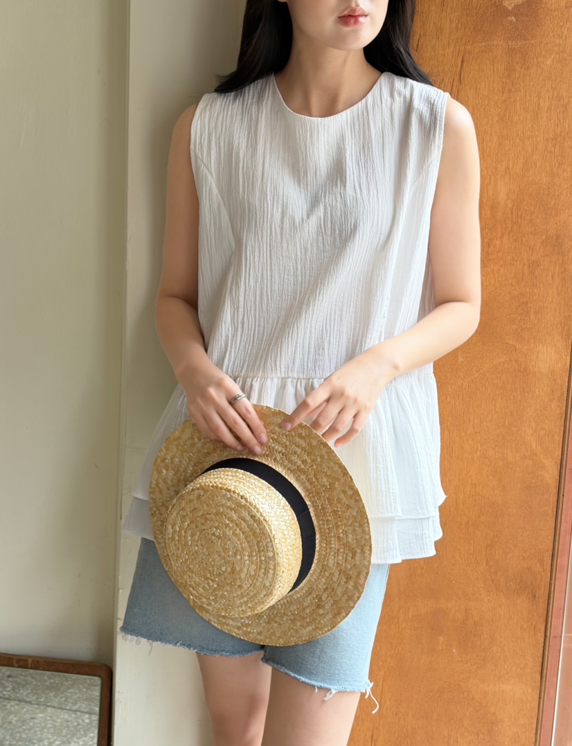 N BROWN韓國直郵實拍女裝新款熱賣26夏季時尚休閑吊帶背心N BROWN吊帶/背心