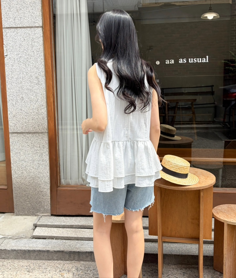N BROWN韓國直郵實拍女裝新款熱賣26夏季時尚休閑吊帶背心N BROWN吊帶/背心