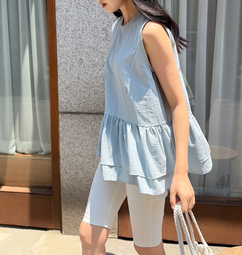 N BROWN韓國直郵實拍女裝新款熱賣26夏季時尚休閑吊帶背心N BROWN吊帶/背心
