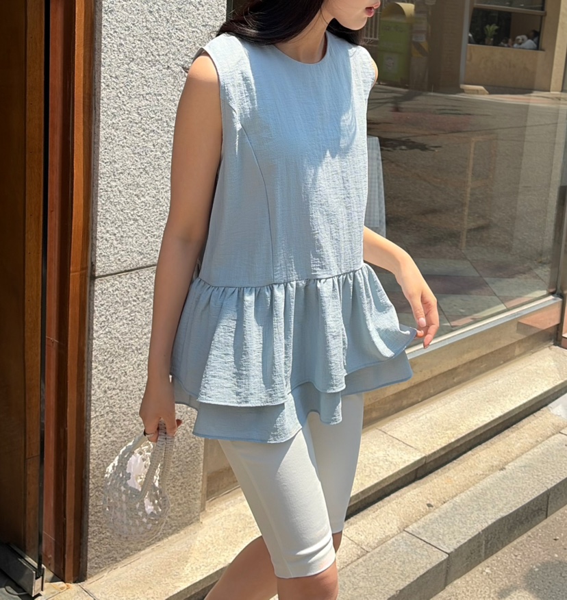 N BROWN韓國直郵實拍女裝新款熱賣26夏季時尚休閑吊帶背心N BROWN吊帶/背心