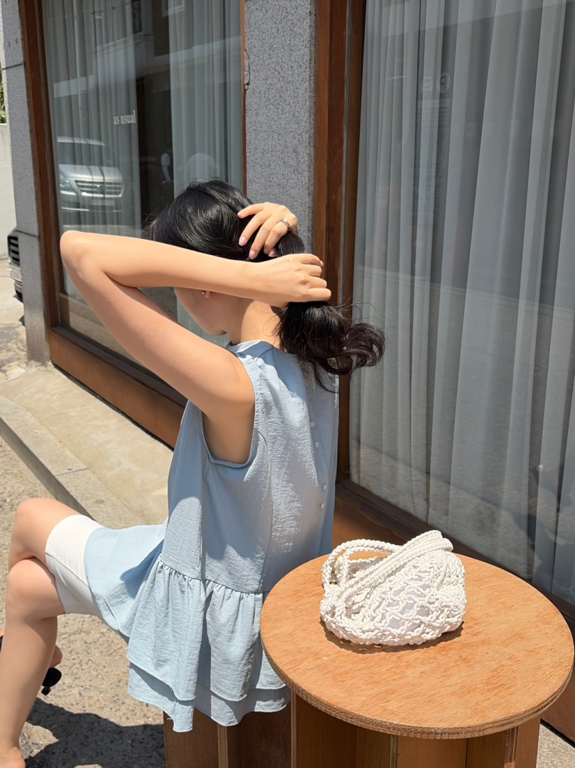 N BROWN韓國直郵實拍女裝新款熱賣26夏季時尚休閑吊帶背心N BROWN吊帶/背心