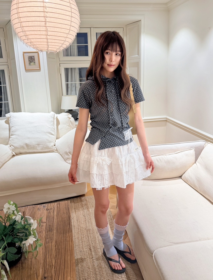 BOUTIQUE-L韓國直郵女裝新品休閑推薦時尚26夏季人氣短裙BOUTIQUE-L短裙圖色2